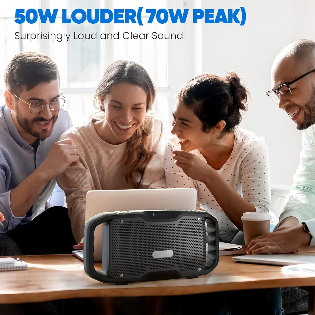 Portable Waterproof Bluetooth Speaker with Power Bank F723217