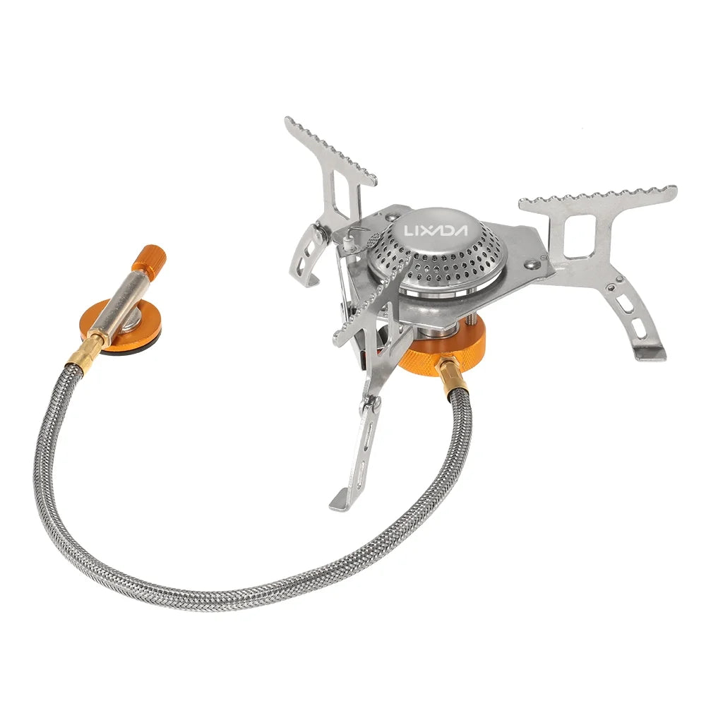 Camping Foldable Gas Set with Gas Conversion Head Adapter F50729