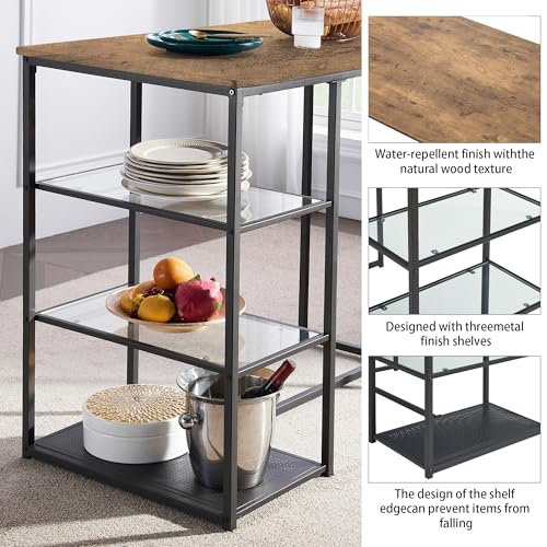 Matte Black Kitchen Dining Table and Chairs Set for 4 O47814