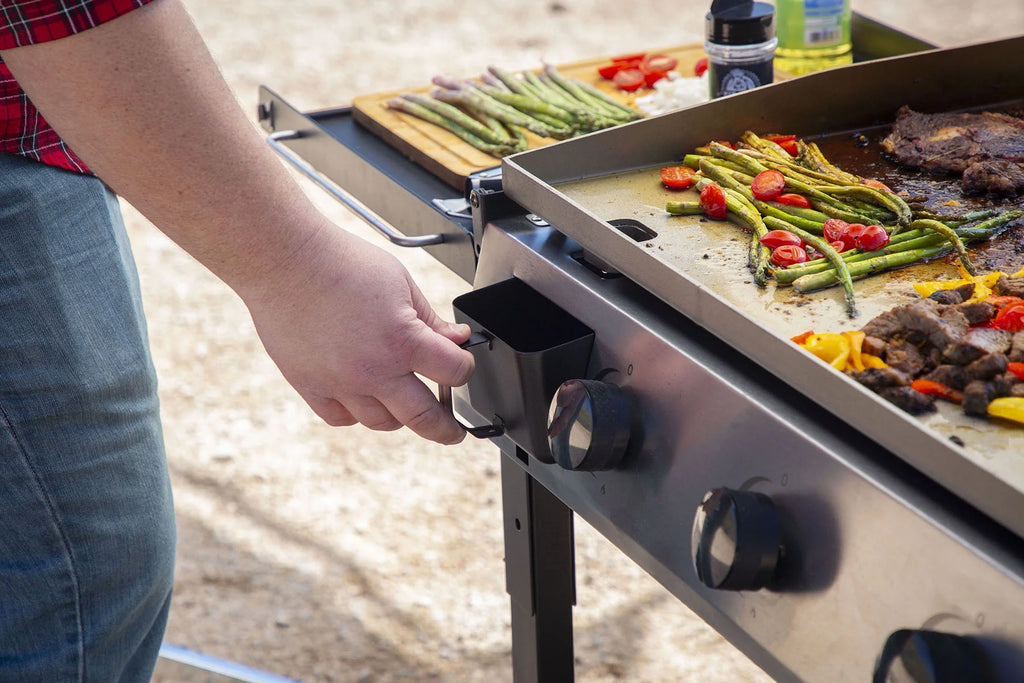 4 Burner Portable Griddle with Foldable Side Shelf H3278