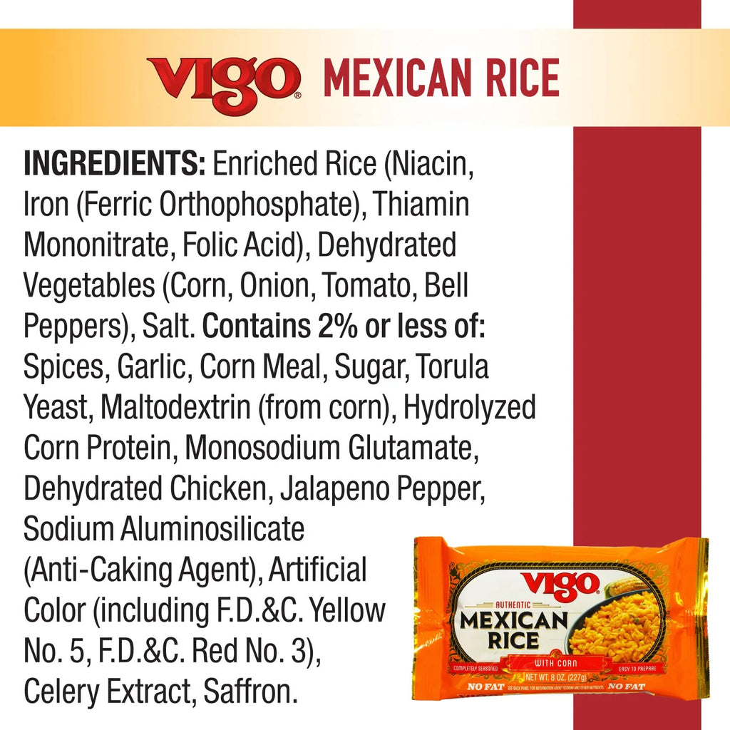 Mexican Rice with Corn, 8oz (Pack of 12) Q294460
