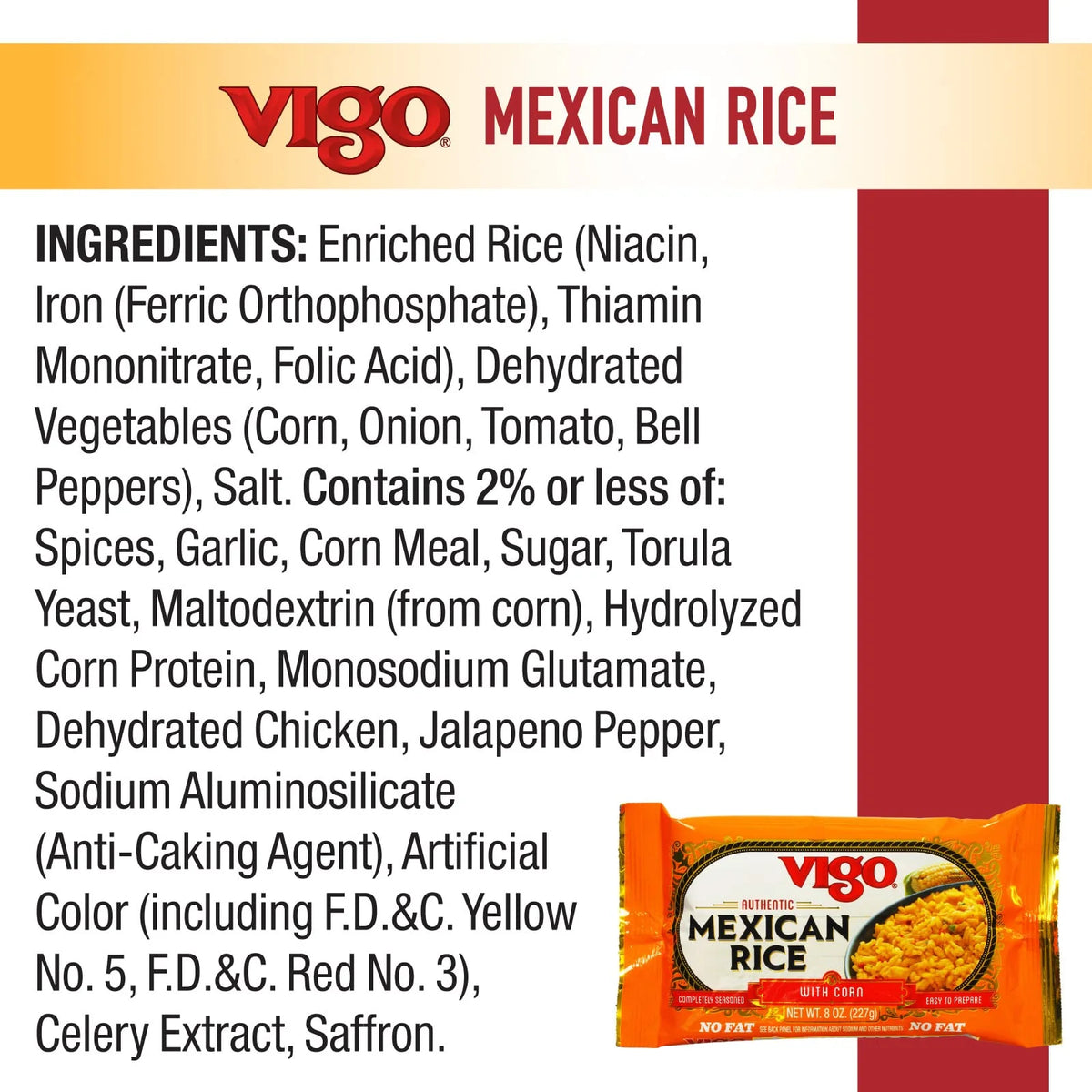 Mexican Rice with Corn, 8oz (Pack of 12) Q294460