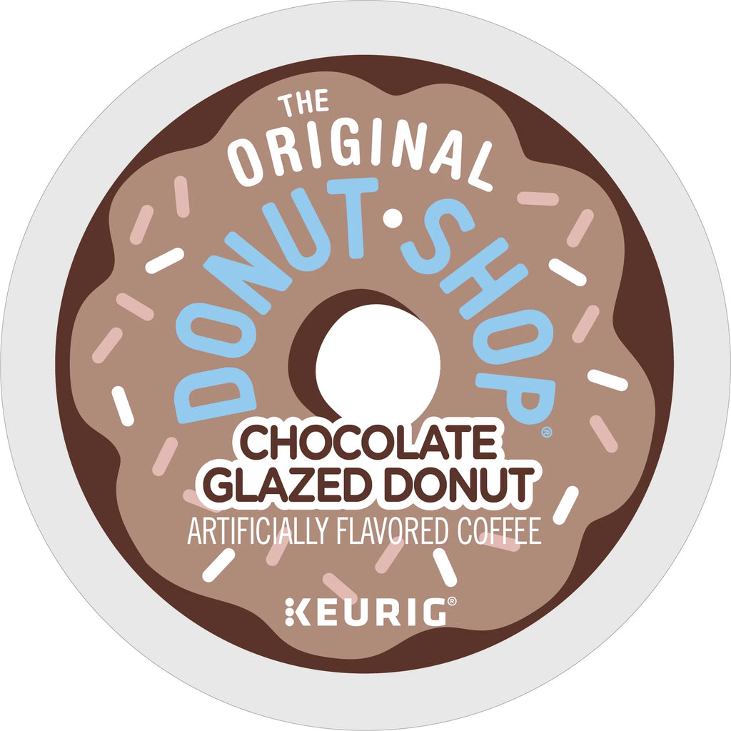 Chocolate Glazed Donut Medium Roast Coffee K-Cup Pods, 24 Count Q33350