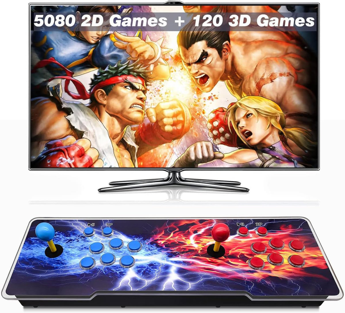 Home Arcade Game Console with Joystick 4 Players Z179