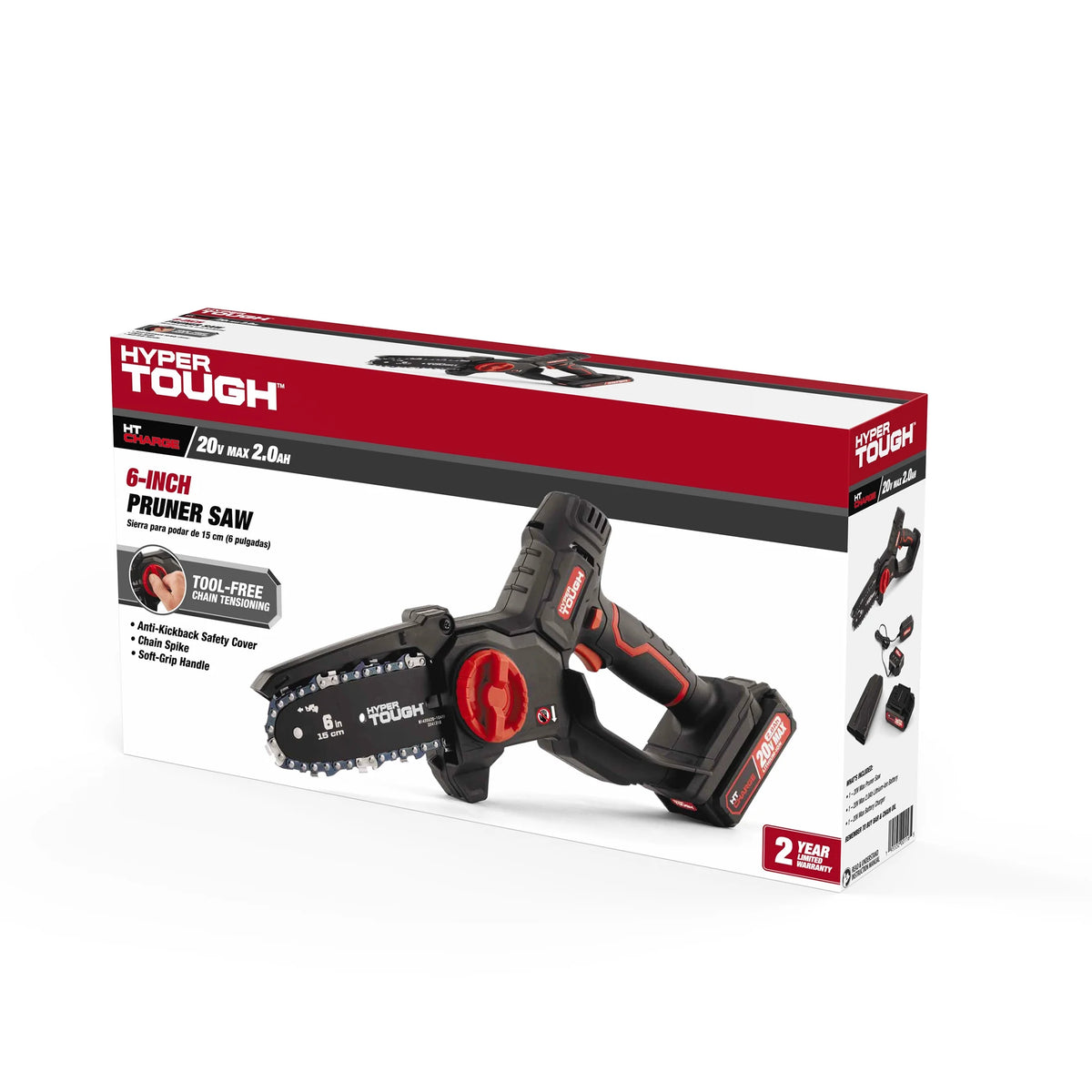 20-Volt 6-inch Mini Chainsaw with Battery and Charger N384