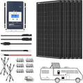 600W Monocrystalline Panel Solar RV Kit with 50A MPPT LCD Charge Controller D731