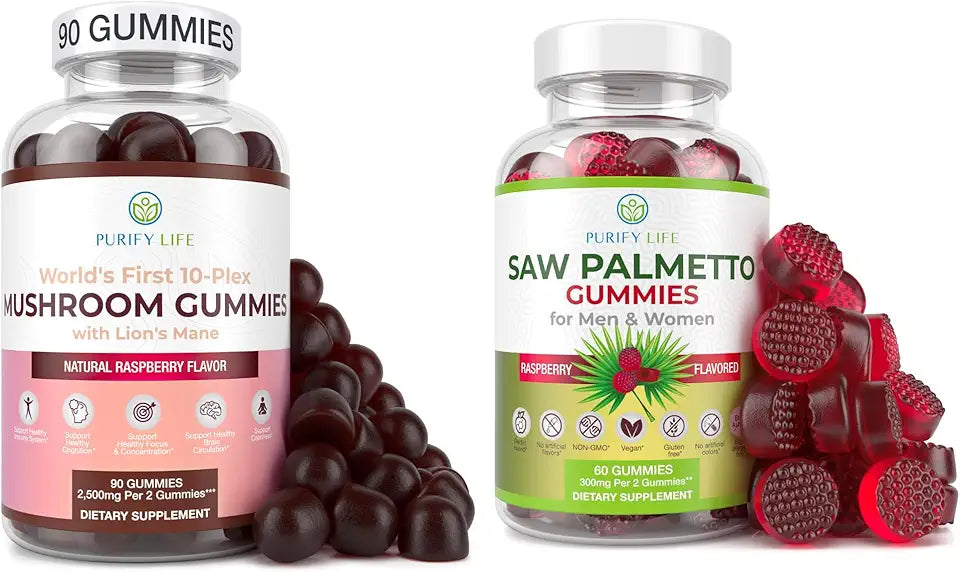 Mushroom Complex & Saw Palmetto Gummies O87299