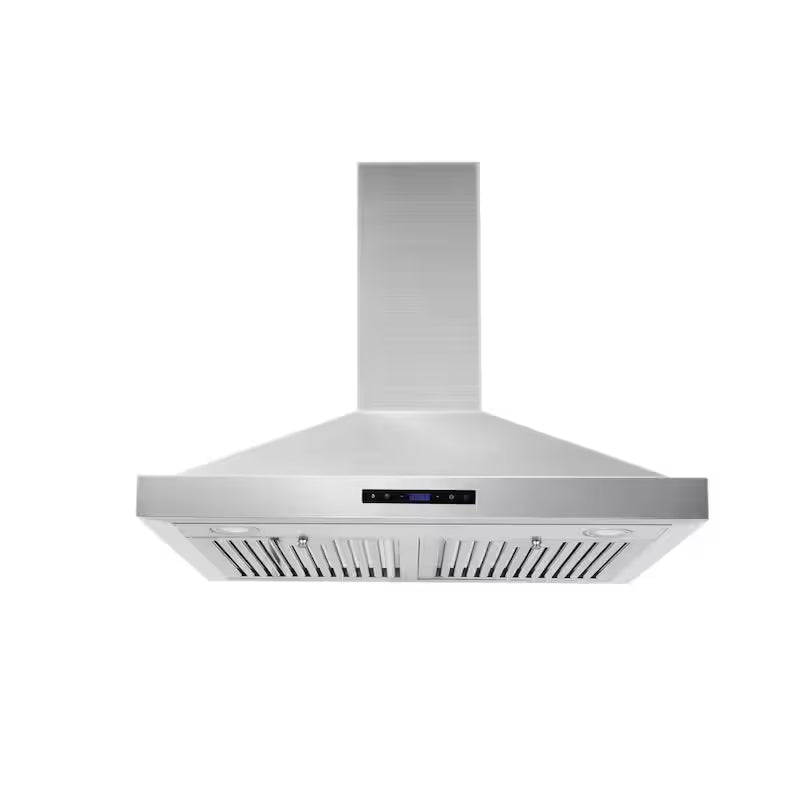30 in. Convertible Wall Mount Range Hood with 2 Charcoal Filters in Stainless Steel T264
