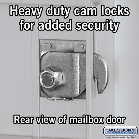 4C Horizontal Mailbox, Aluminum H74853