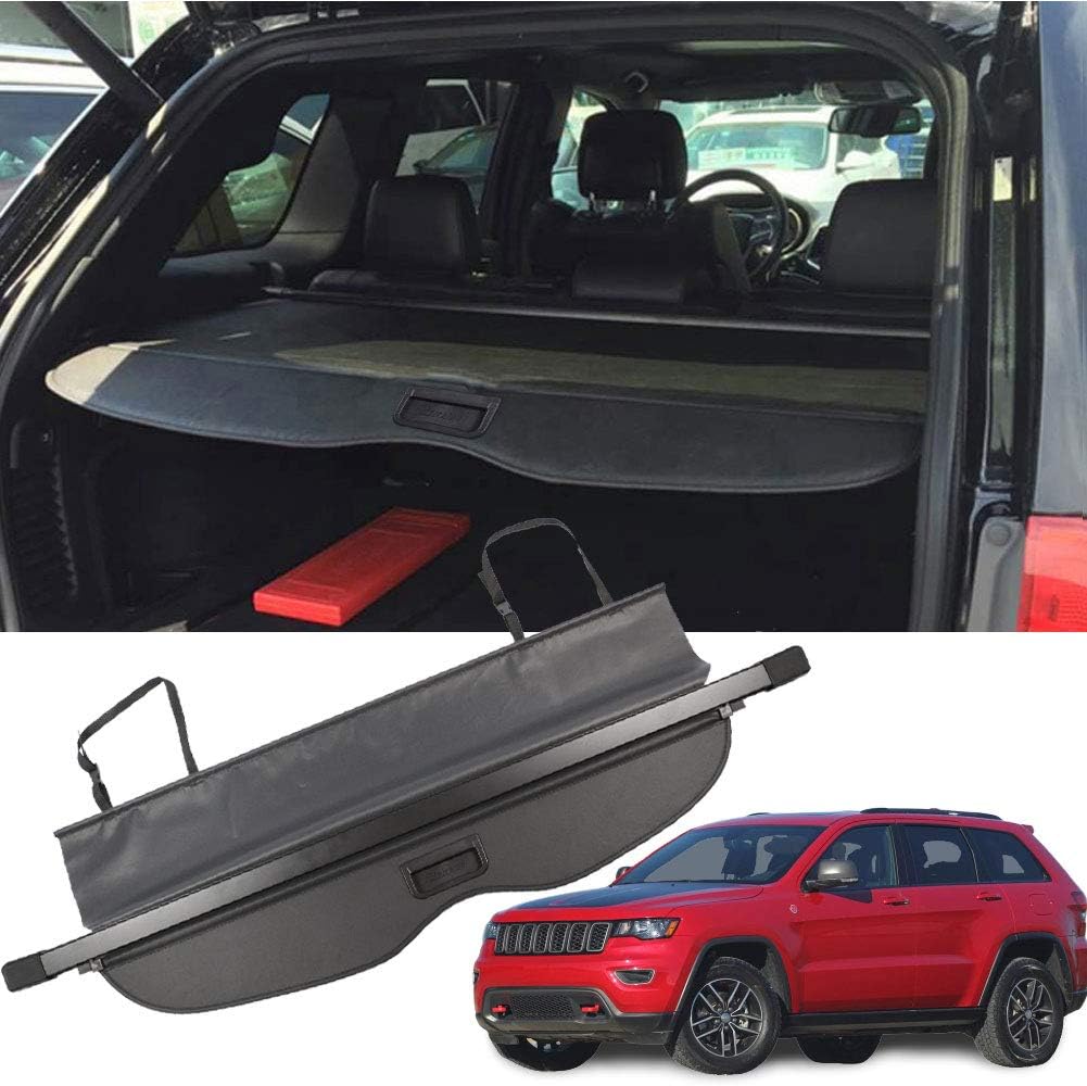 Cargo Cover with Extra Storage Net Black Tonneau Accessories A6236