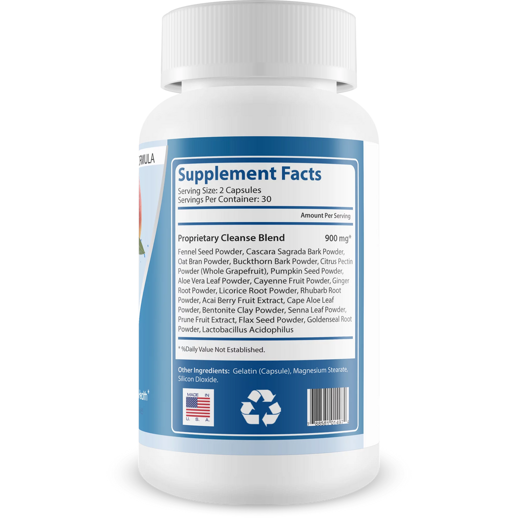 60 Capsules Natural Cleanse M994
