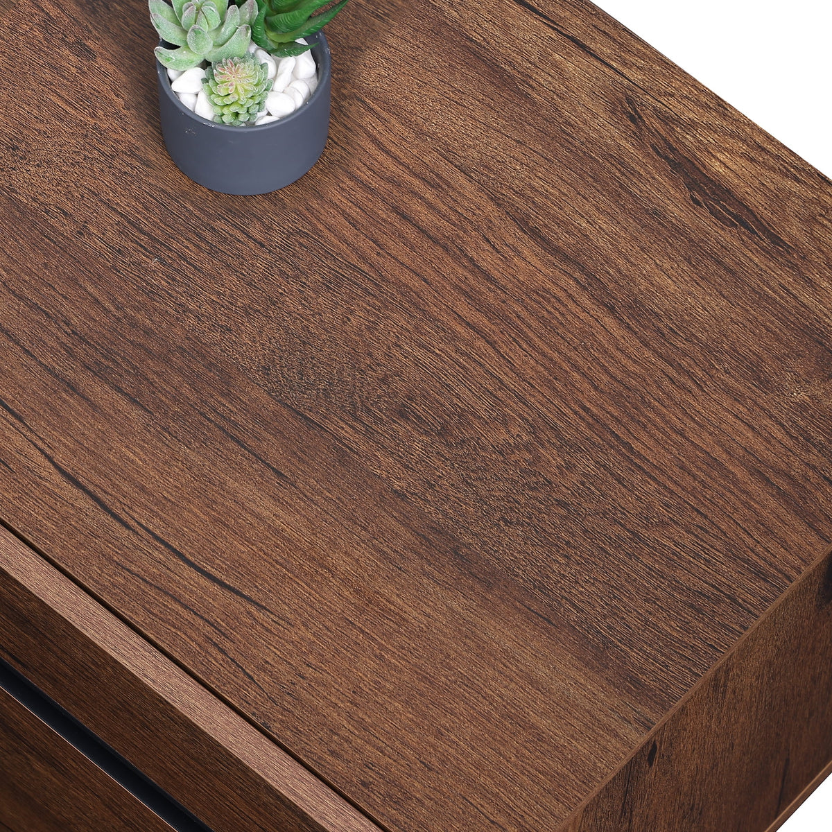 Brown TV Stand with Drawers M2838
