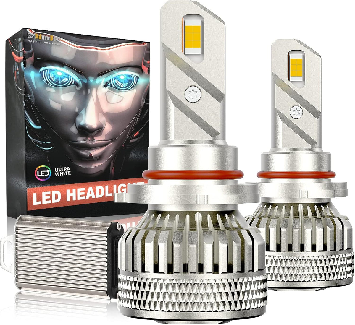 9005 LED Headlight Bulbs White 2 PCS Y715