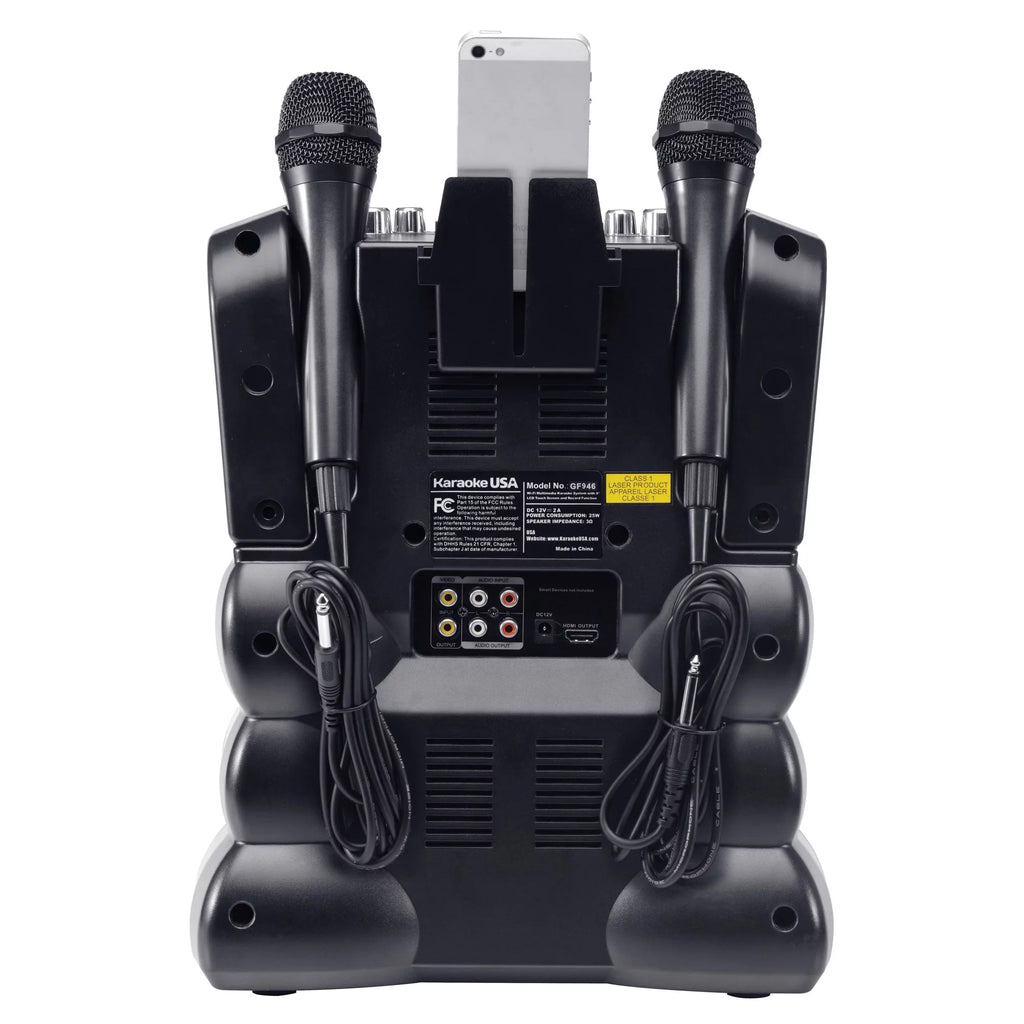 35-Watt Karaoke System with 7" TFT Digital Color Screen, 2 Microphones W319
