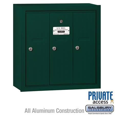 3 Doors Sand Vertical Mailbox N470069