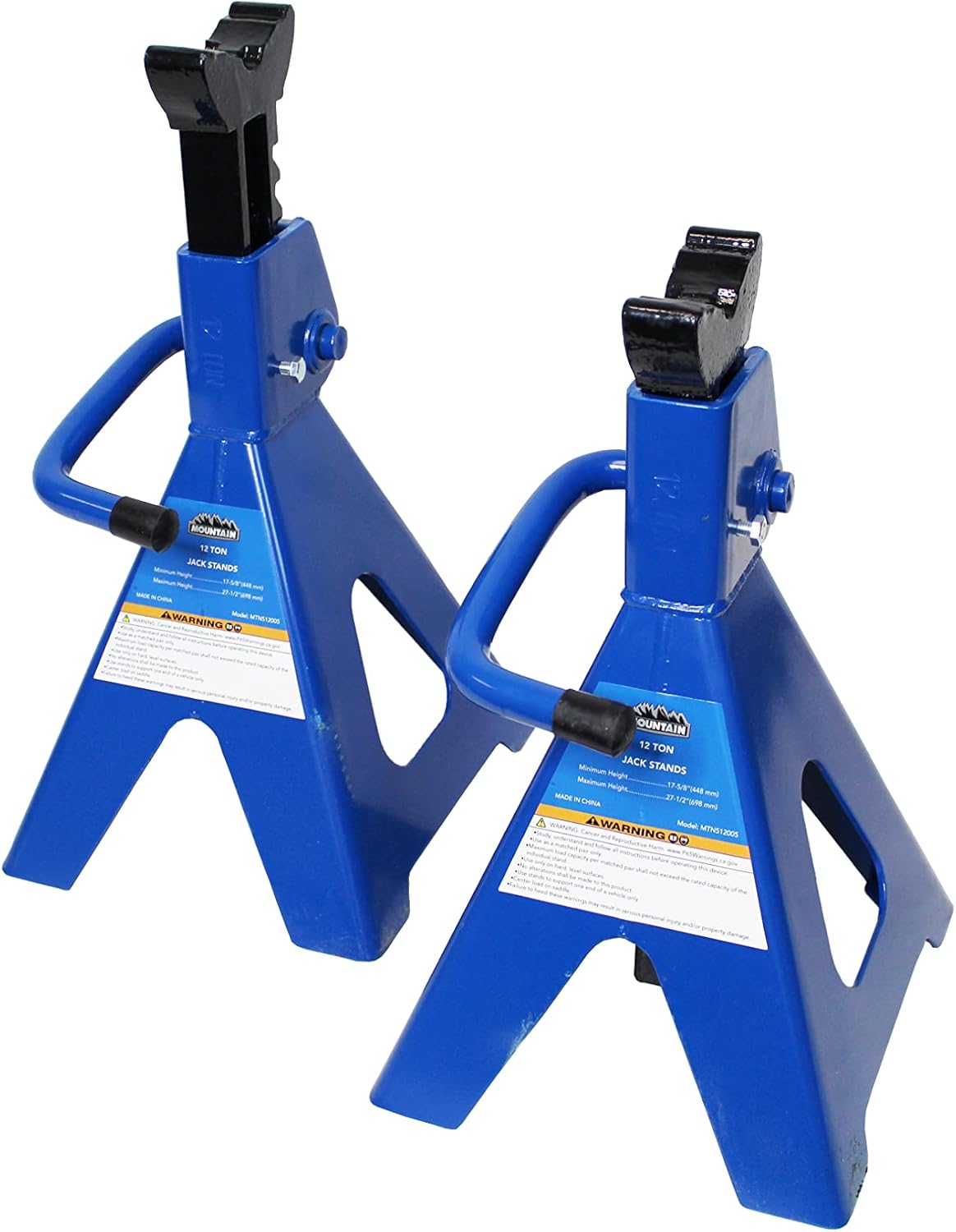 12 Ton Steel Jack Stands (Pair) J1940