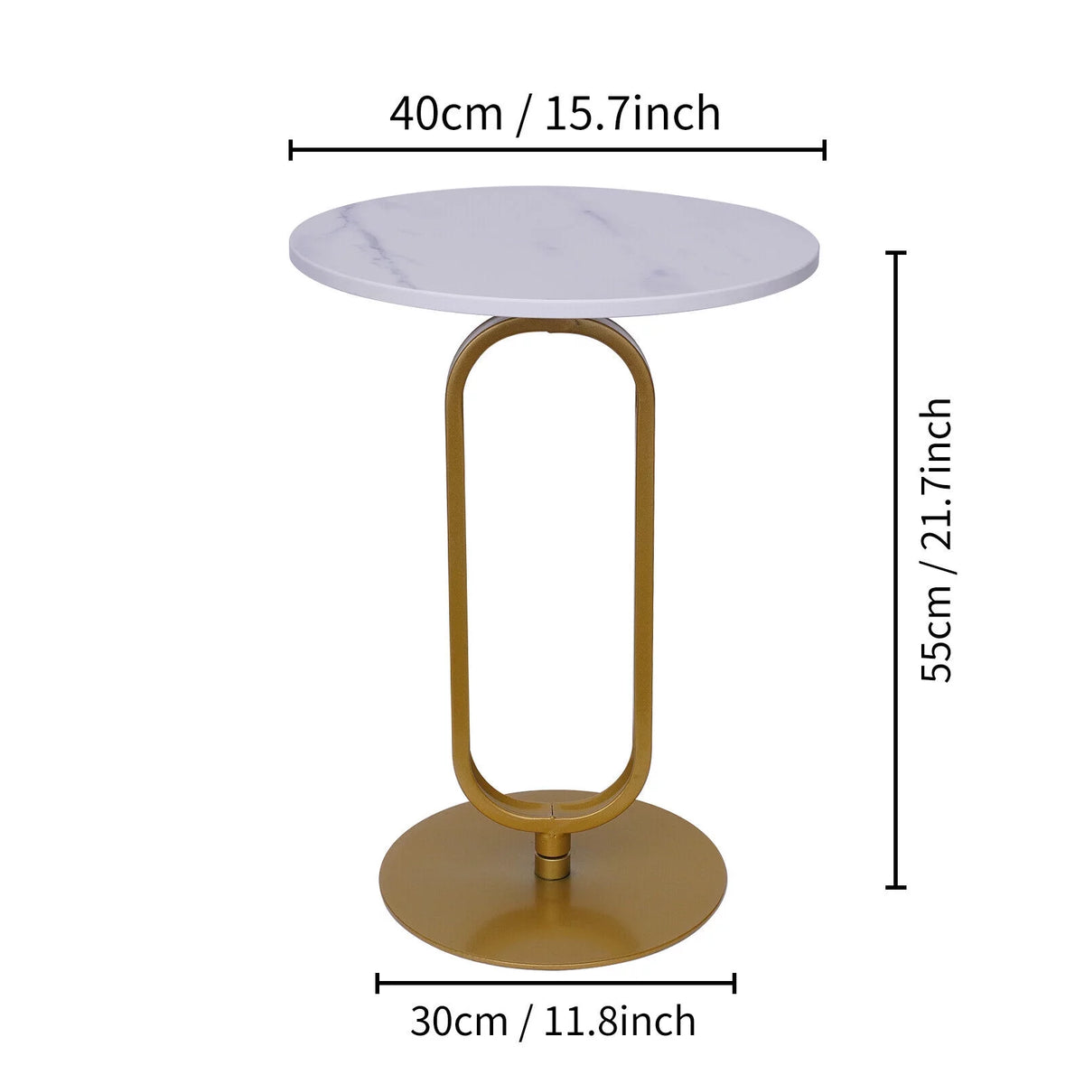 Metal & Marble Console Table P728326