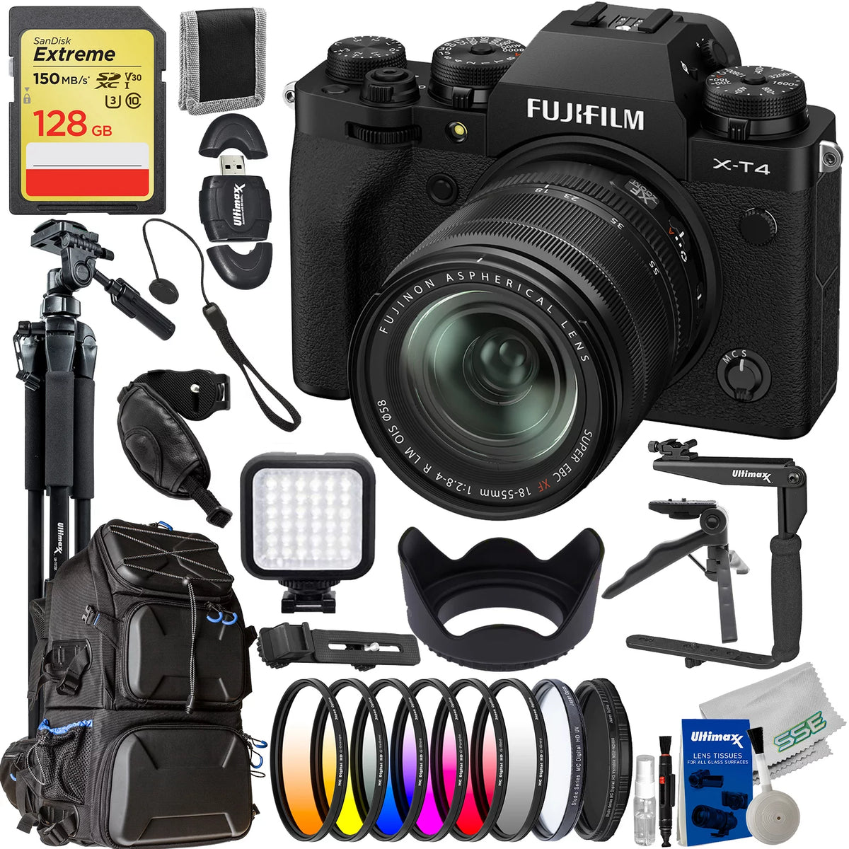 Black Mirrorless Camera with 18-55mm Lens X98788