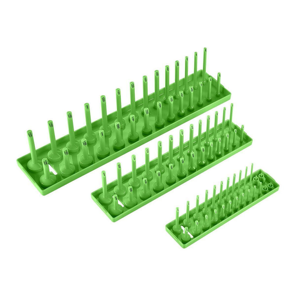 3 Piece Blue SAE Socket Tray L10824
