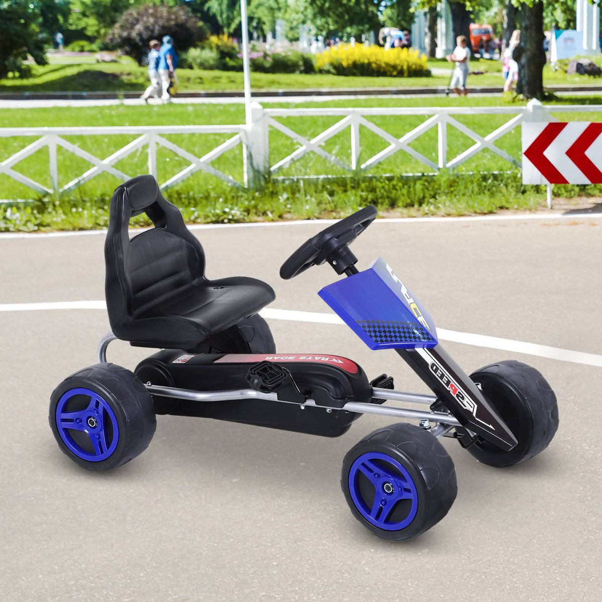 Blue Pedal Go Kart Toy S64674