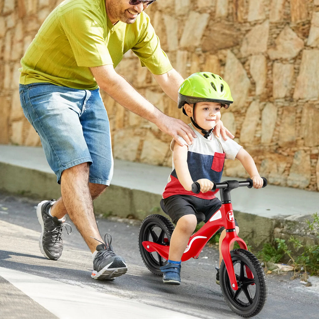 Balance Bike No Pedal Lightweight Toddler Training Bicycle with Adjustable Seat W8650