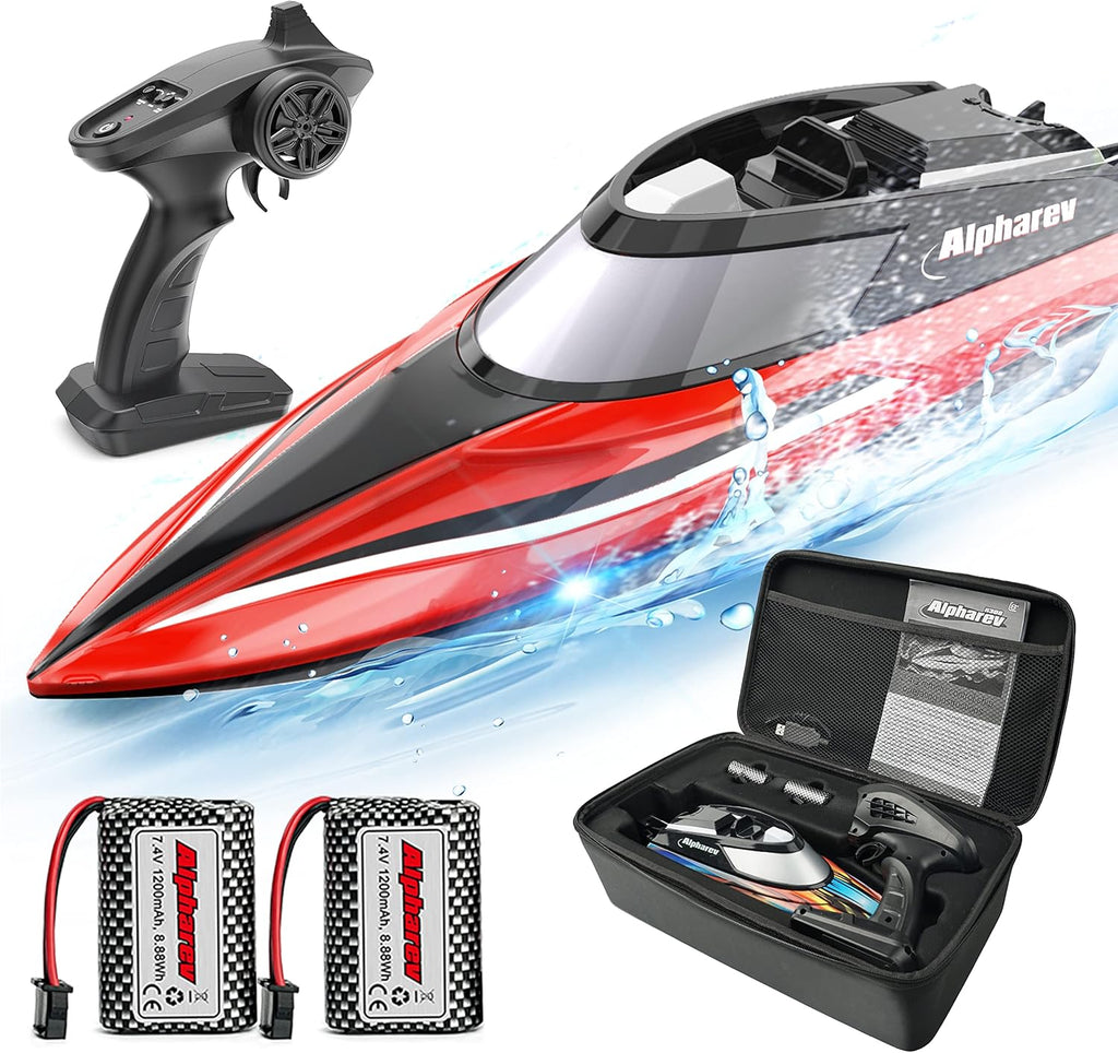 20+ MPH Remote Control Boat with Case T25824