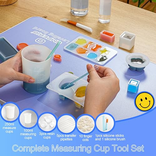 Extra Large Adjustable Leveling Table for Epoxy Resin (Blue) M286