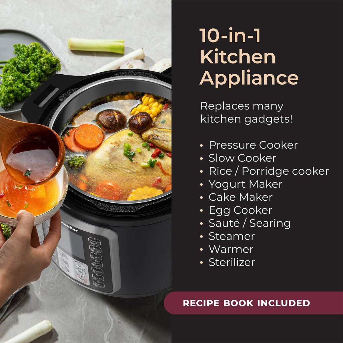 6 Quart Pressure Cooker P3525