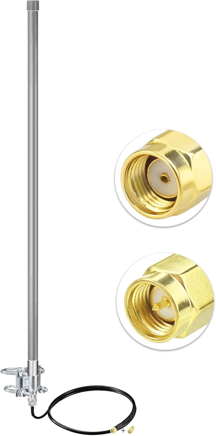 31.5inch 5.8 dBi Omni Fiberglass LoraWan Antenna Pack of 2 C252244