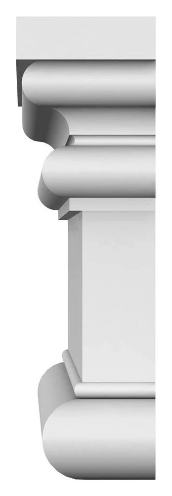 107 inch Bottom Width x 108 1/8 inch Top Width x 3 1/2 inch x 7/8 inch Bedford Crosshead K577