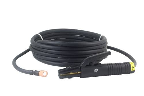 200 Amp Welding Electrode Holder Lead Assembly with Terminal Lug Connector, #2 AWG Cable (50 Feet) I3068