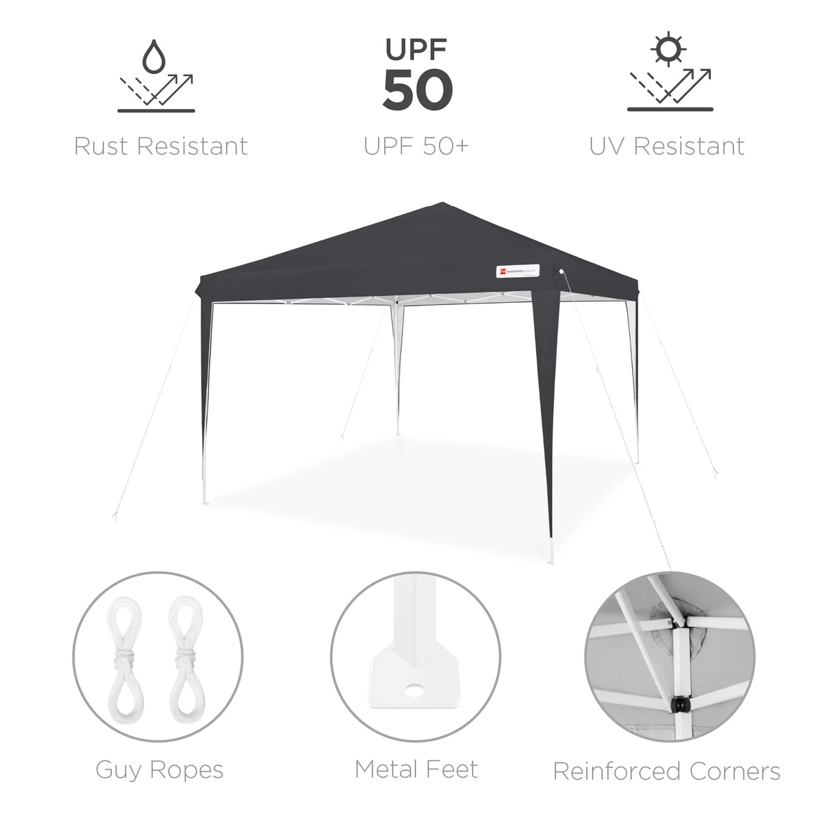 10x10ft Pop Up Canopy Tent with Carrying Bag H964
