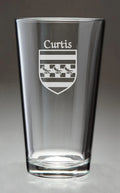 Irish Coat of Arms Pint Glasses Set of 4 V49385