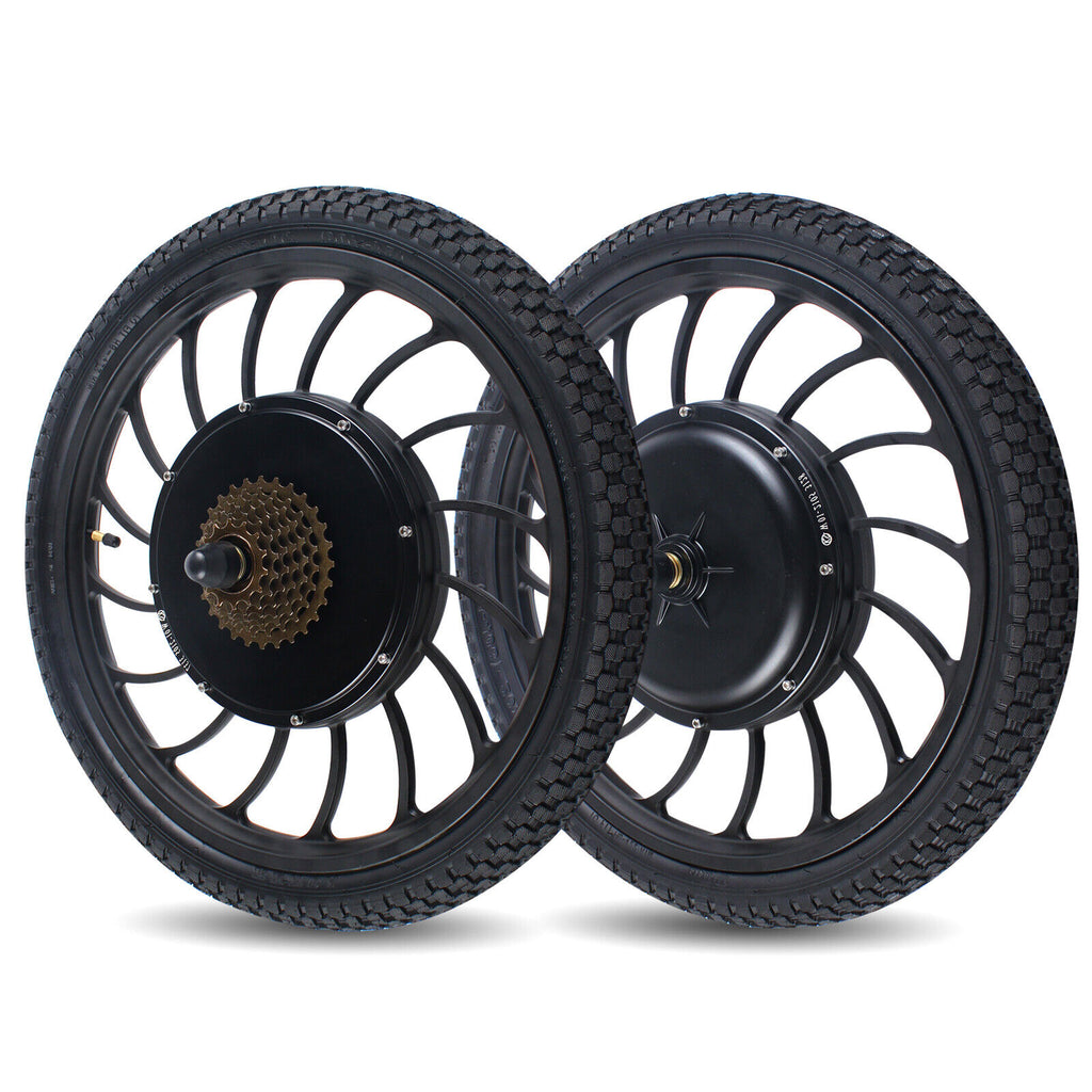 1000W 48V 20'' Ebike Front/Rear Wheel Motor Conversion Kit K530211