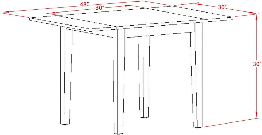 5 Piece Wooden Dining Table and 4 Chairs Q3943