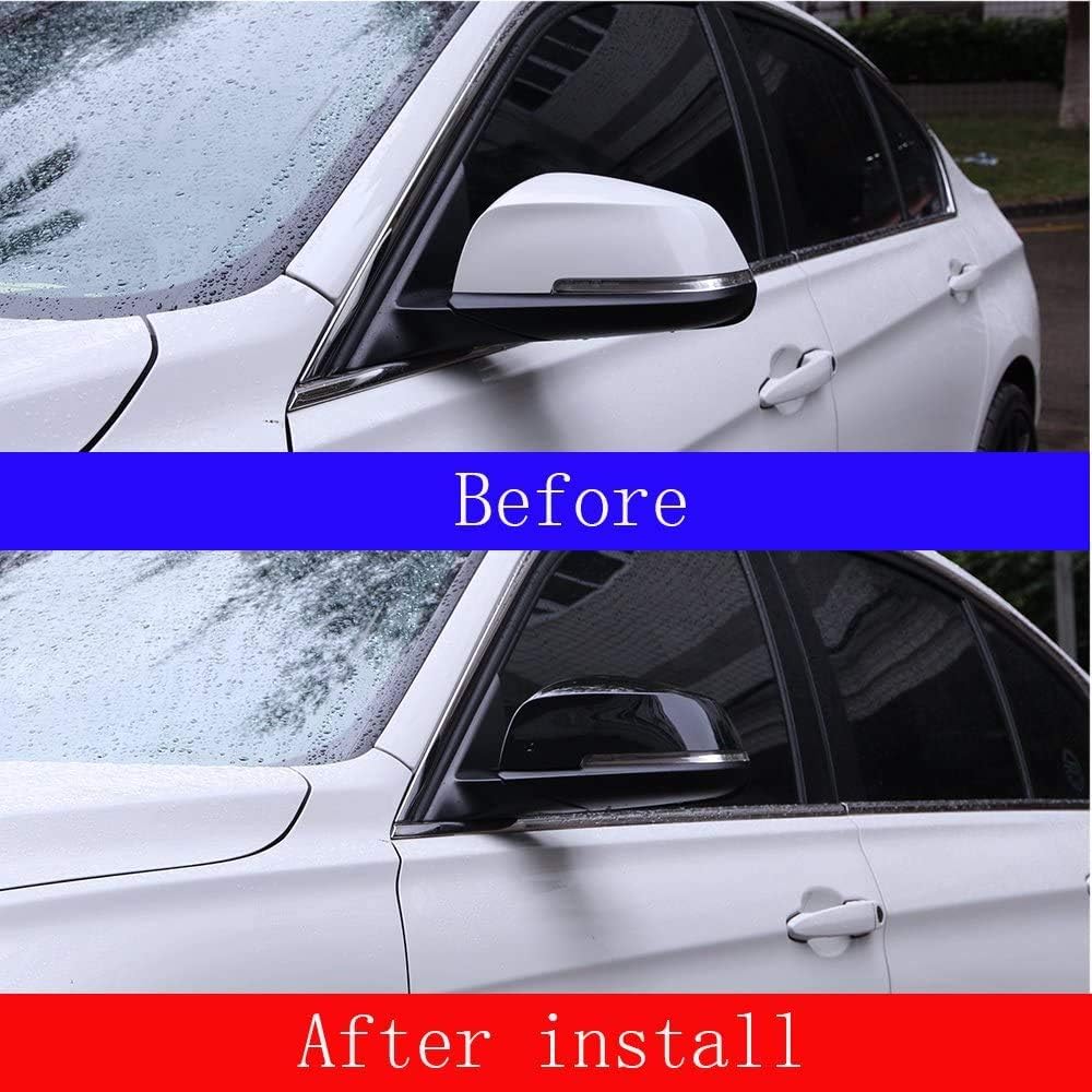 Car Outside Door Mirror Cap Gloss Black ABS Z644023