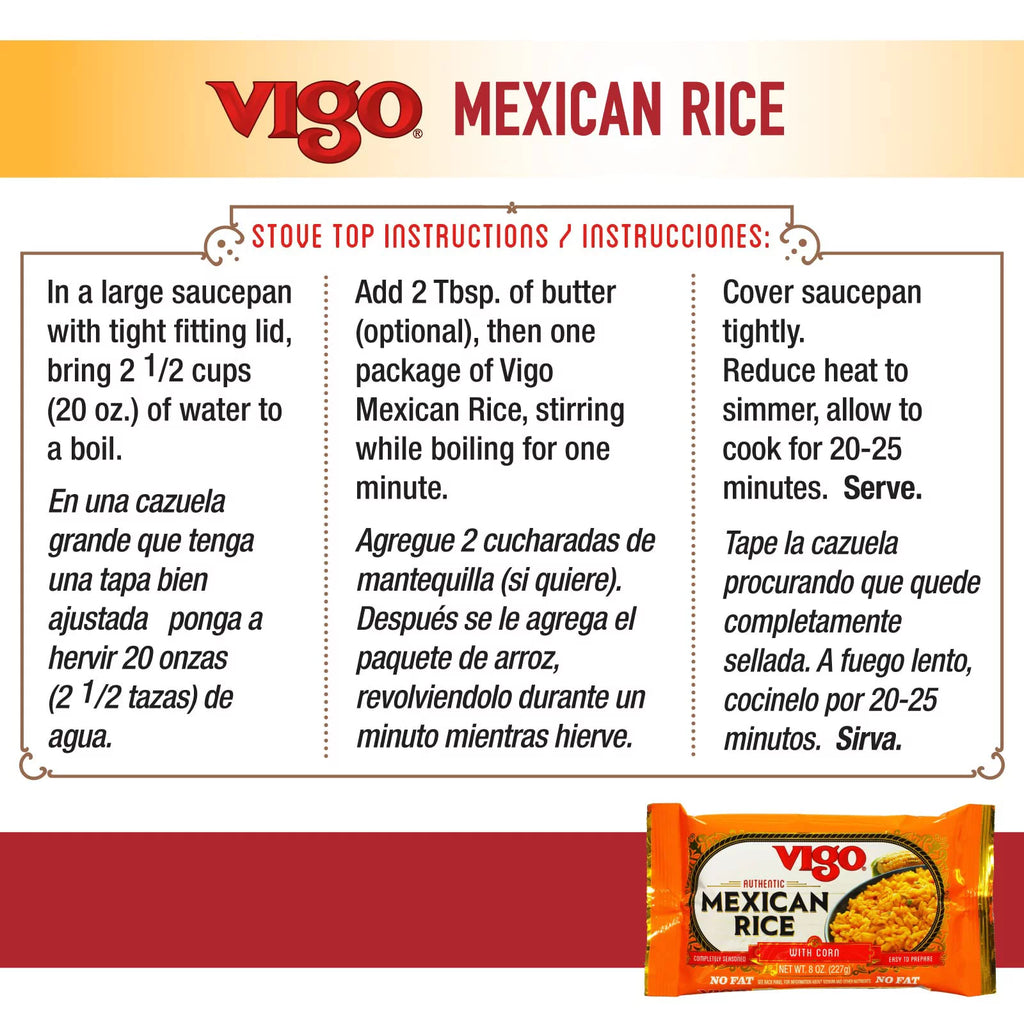 Mexican Rice with Corn, 8oz (Pack of 12) Q294460