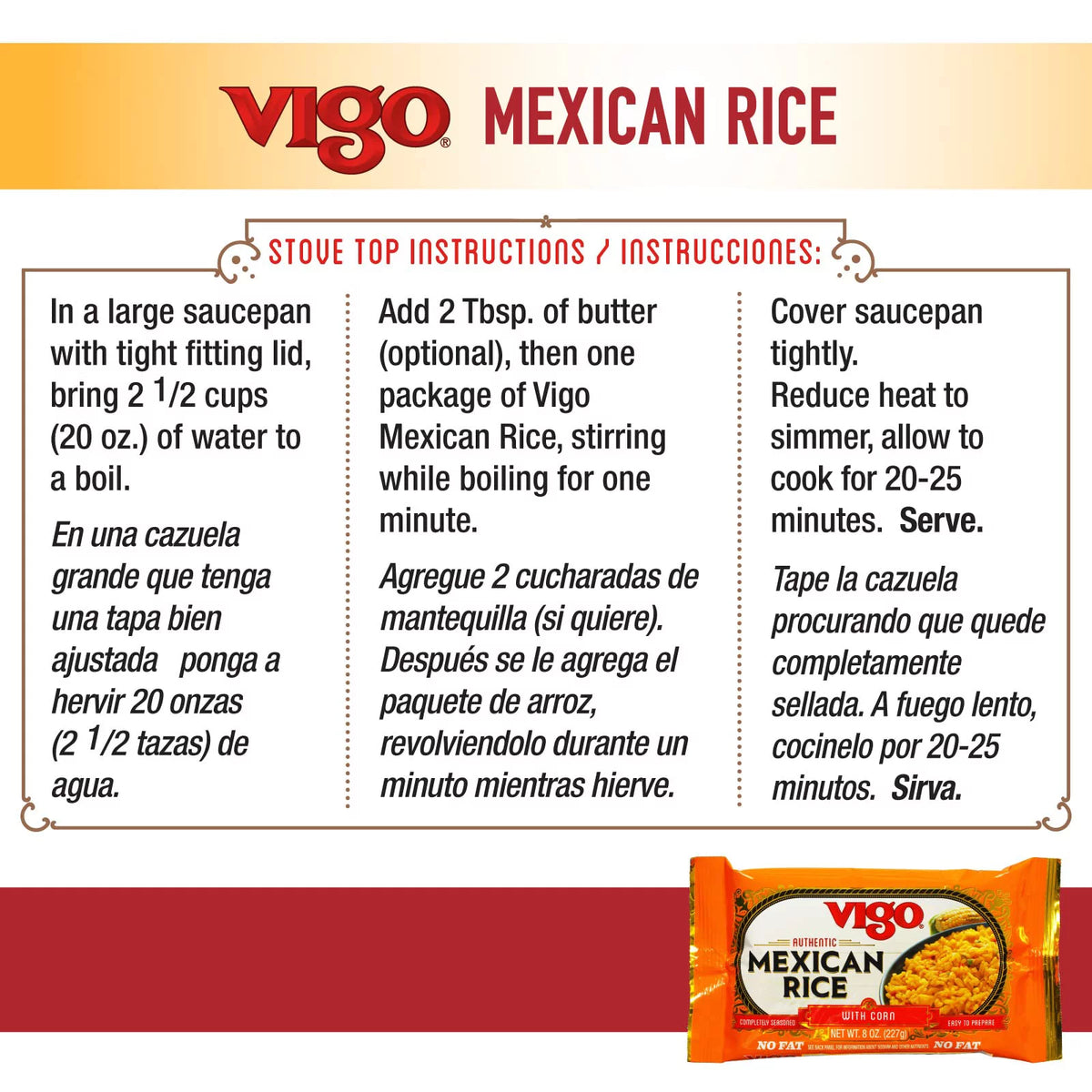 Mexican Rice with Corn, 8oz (Pack of 12) Q294460