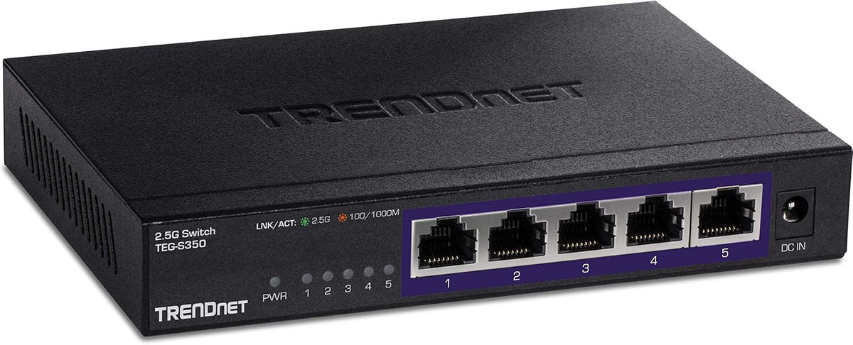 5-Port Unmanaged 2.5G Switch, Black R9812