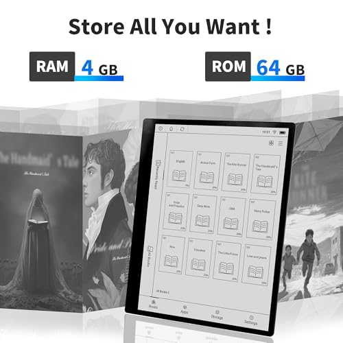 10.3 inch E-Ink Ebook Reader with Stylus and Cover F681