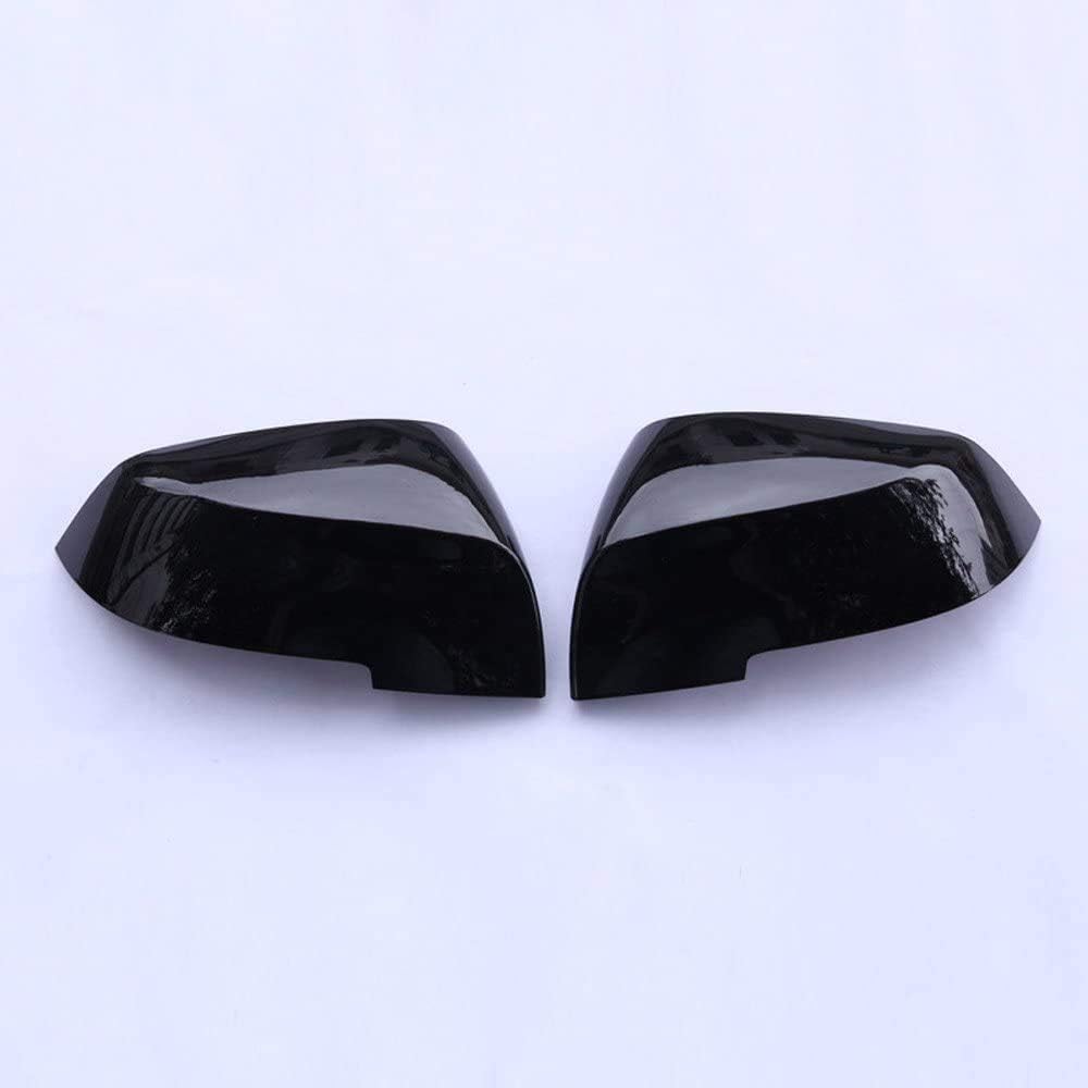 Car Outside Door Mirror Cap Gloss Black ABS Z644023