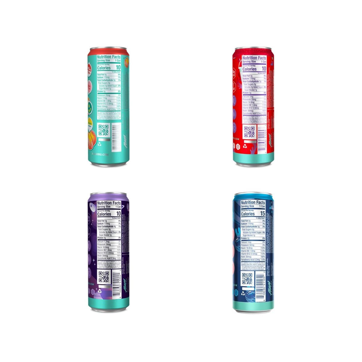 12 Fl Oz Cans (6 Pack) Low Calorie Sugar Free Energy Drink H26464
