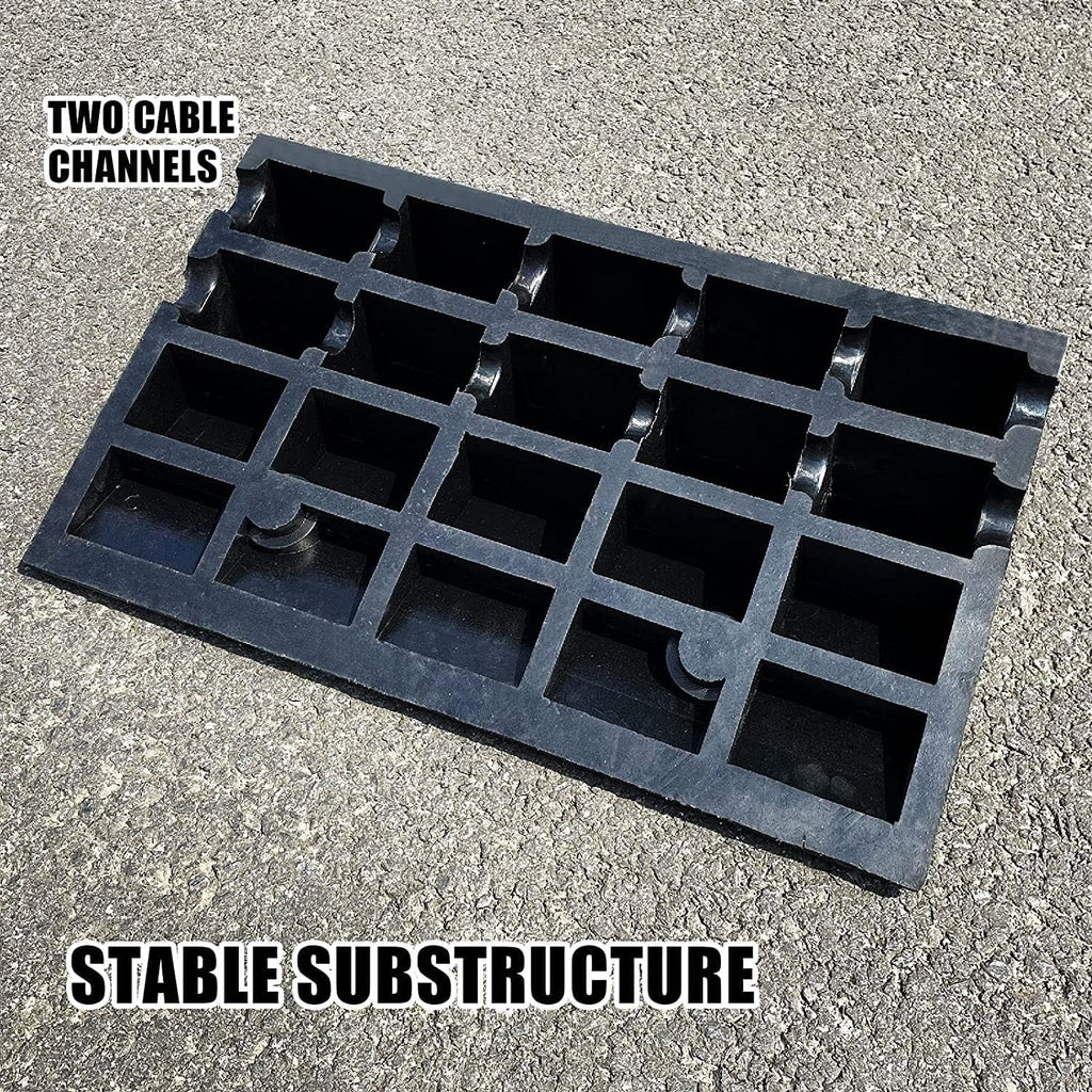 2 Pack 6'' Rise Rubber Curb Ramp M17861