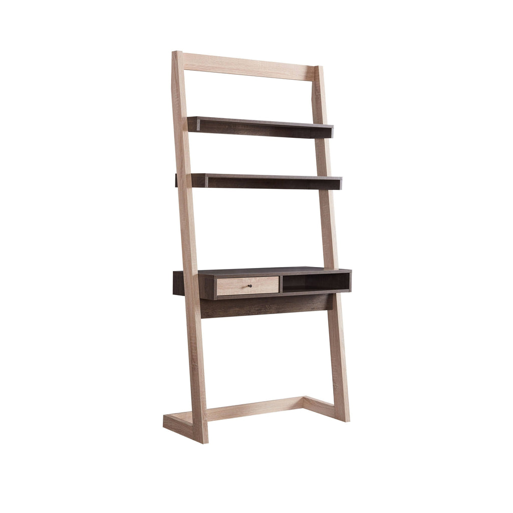 Contemporary 2-Tone 32-Inch Leaning Writing Desk U56589