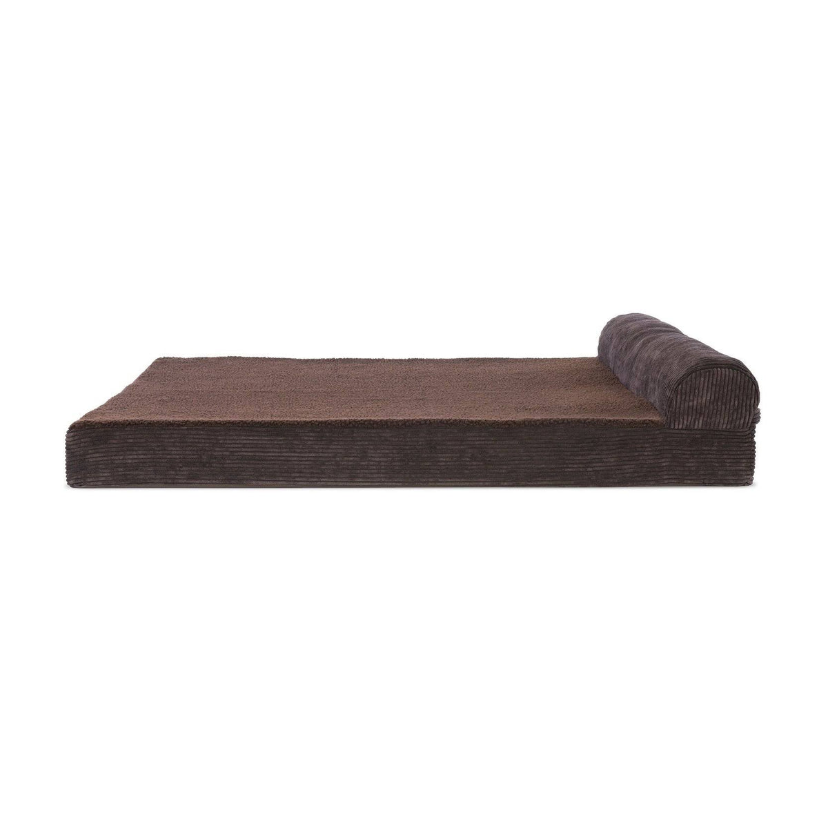 Memory Foam Corduroy Chaise Lounge Pet Bed Z450
