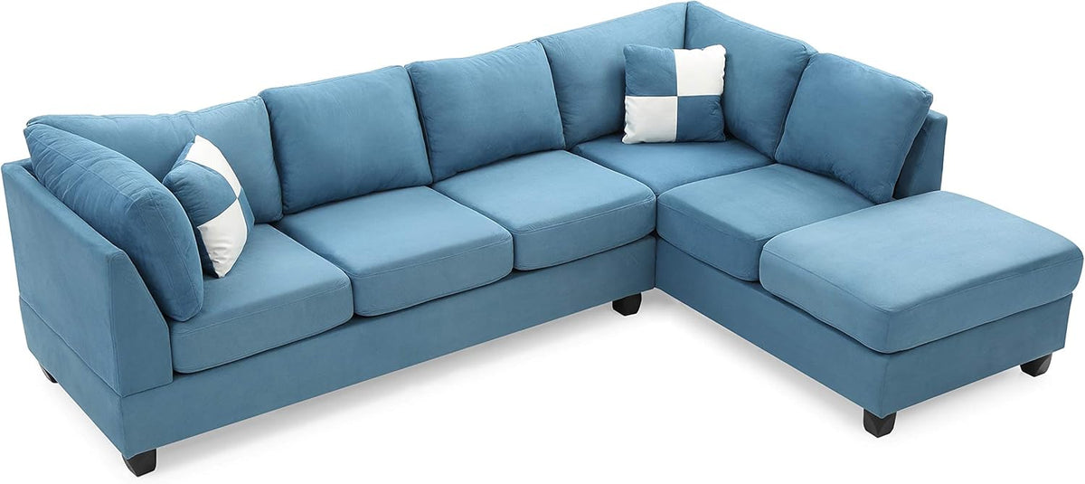 White Sectional G324958