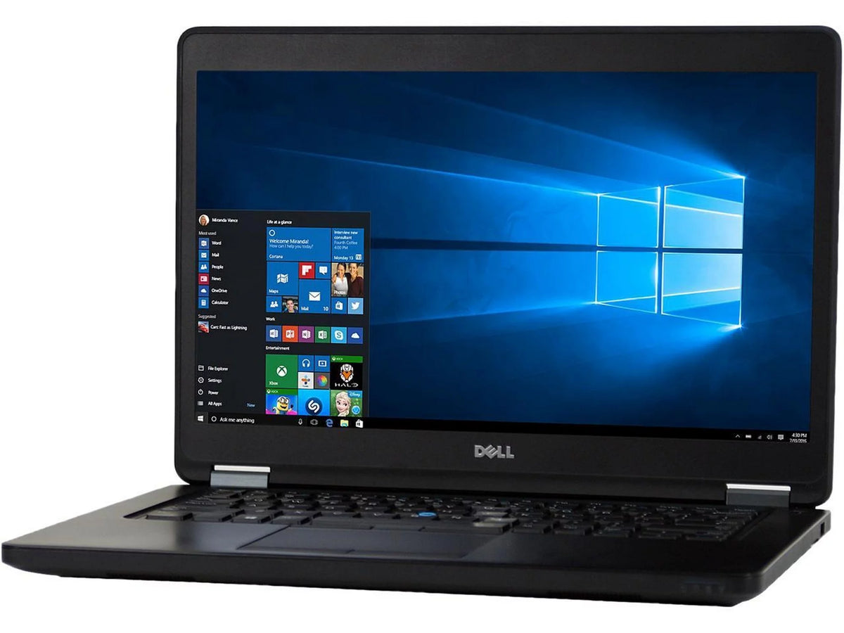 14" Screen Laptop Computer, Intel i7 Dual Core Gen 5, 16GB DDR3 RAM, 500GB HDD, Windows 10 Home 64Bit (Used) V794502