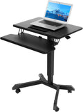 Height Adjustable Rolling Desk with Wheels X576643