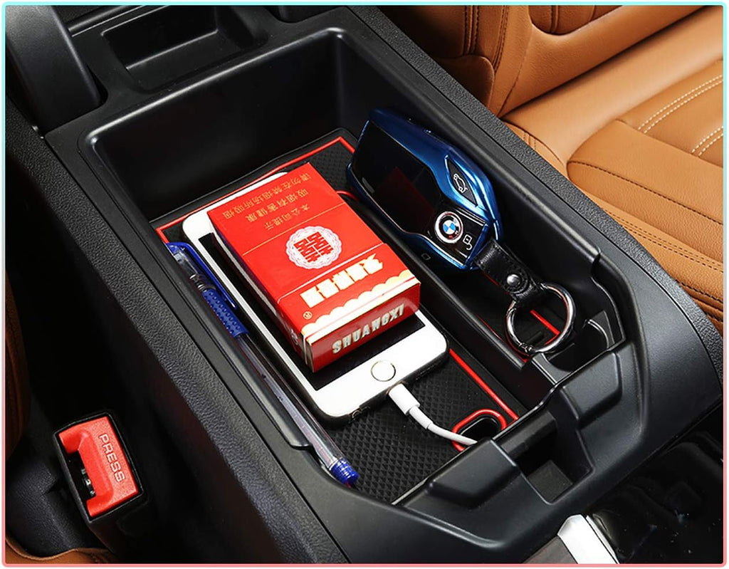 Center Console Organizer Tray Red Pack of 2 K326