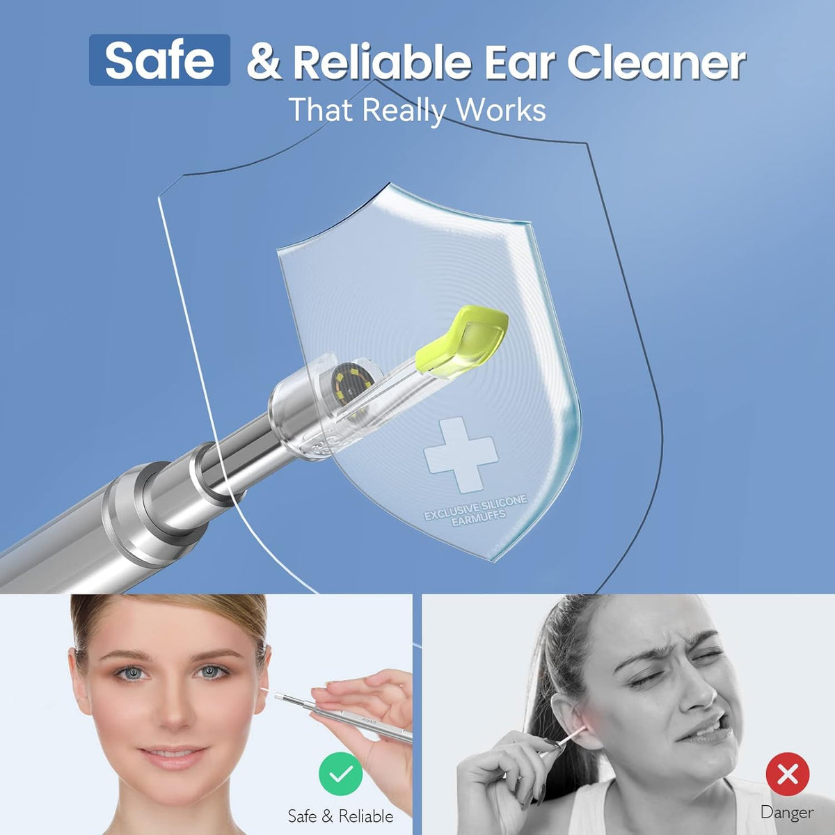 Digital Otoscope with 5 Inch IPS Screen U935798